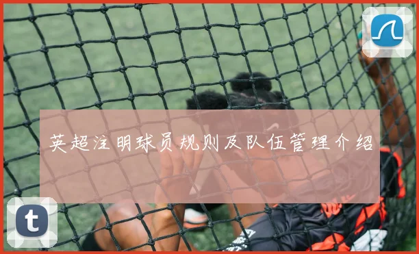 英超注明球员规则及队伍管理介绍